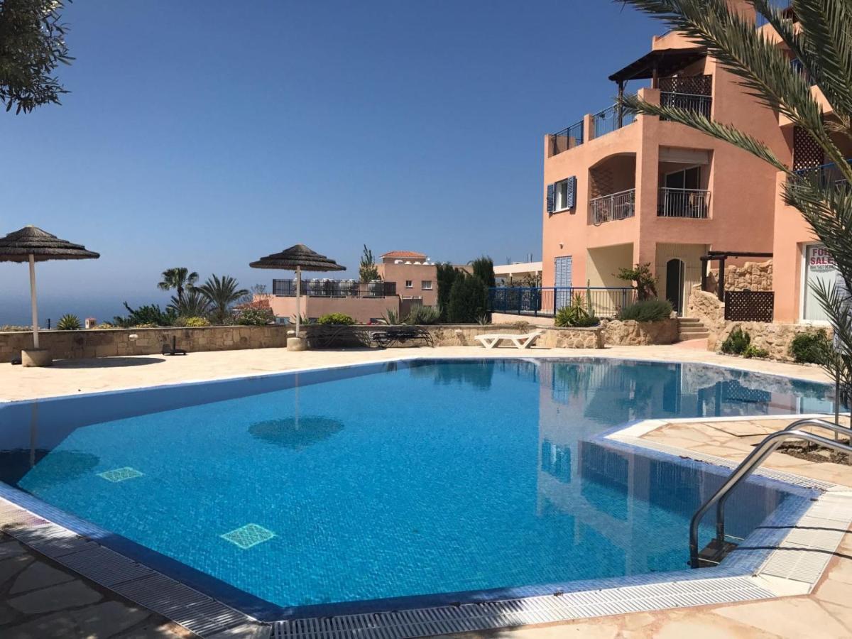 Tala Hills Sea View Apartment Paphos Eksteriør bilde